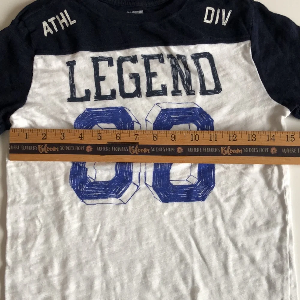 Gymboree Boys Legend T Shirt White and Blue 06 Legend Shirt Boys 8